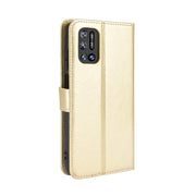 For Doogee N40 Pro Crazy Horse Texture Horizontal Flip Leather Case with Holder & Card Slots & Lanyard(Gold)