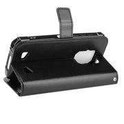 For Doogee S86 / S86 Pro Crazy Horse Texture Horizontal Flip Leather Case with Holder & Card Slots & Lanyard(Black)