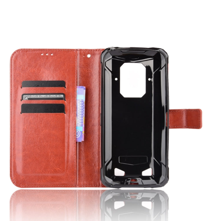 For Doogee S86 / S86 Pro Crazy Horse Texture Horizontal Flip Leather Case with Holder & Card Slots & Lanyard(Brown)