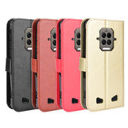 For Doogee S86 / S86 Pro Crazy Horse Texture Horizontal Flip Leather Case with Holder & Card Slots & Lanyard(Red)