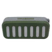 NewRixing NR-2013 TWS Car Exhaust Duct-shaped Bluetooth Speaker(Green)
