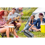 NewRixing NR-2013 TWS Car Exhaust Duct-shaped Bluetooth Speaker(Green)