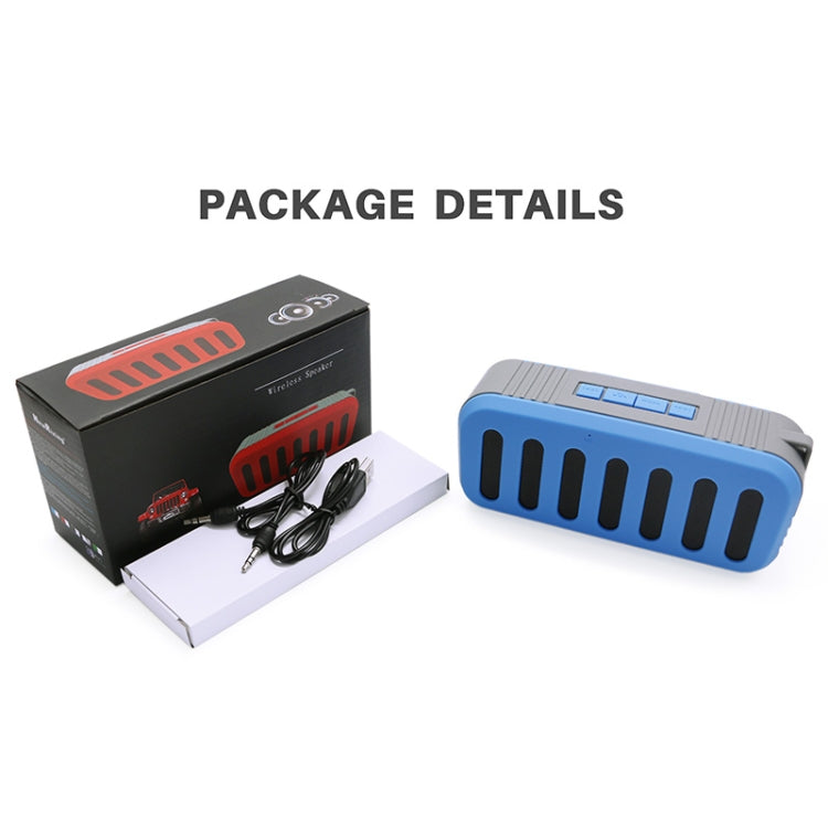 NewRixing NR-2013 TWS Car Exhaust Duct-shaped Bluetooth Speaker(Green)