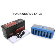 NewRixing NR-2013 TWS Car Exhaust Duct-shaped Bluetooth Speaker(Green)