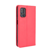 For Doogee N40 Pro Magnetic Buckle Retro Pattern Horizontal Flip Leather Case with Holder & Card Slot & Wallet(Red)