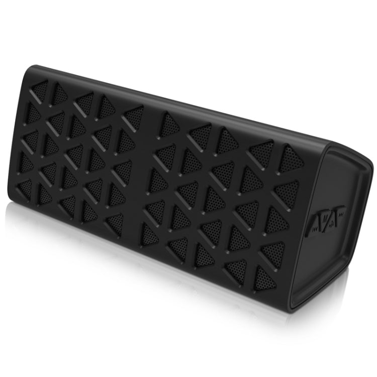 NewRixing NR-3021 TWS Hollow Triangle Pattern Bluetooth Speaker(Black)