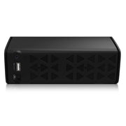 NewRixing NR-3021 TWS Hollow Triangle Pattern Bluetooth Speaker(Black)