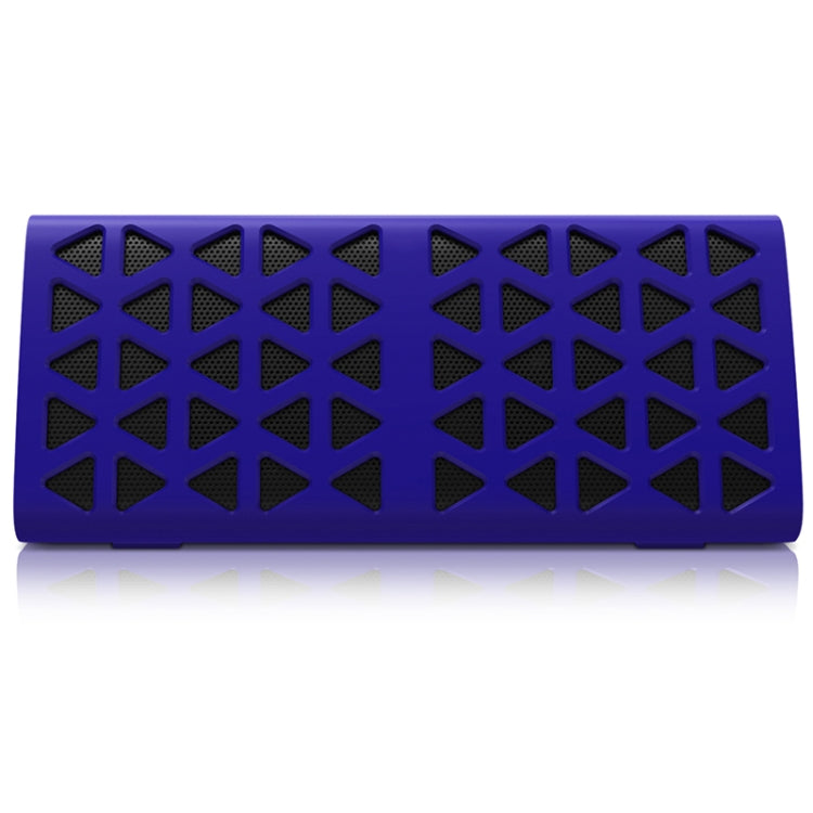 NewRixing NR-3021 TWS Hollow Triangle Pattern Bluetooth Speaker(Blue)