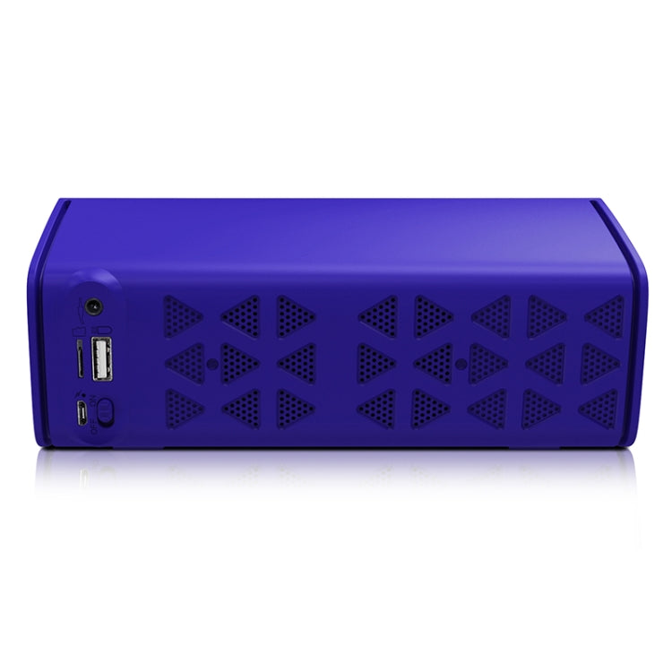 NewRixing NR-3021 TWS Hollow Triangle Pattern Bluetooth Speaker(Blue)
