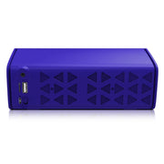 NewRixing NR-3021 TWS Hollow Triangle Pattern Bluetooth Speaker(Blue)