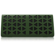 NewRixing NR-3021 TWS Hollow Triangle Pattern Bluetooth Speaker(Green)