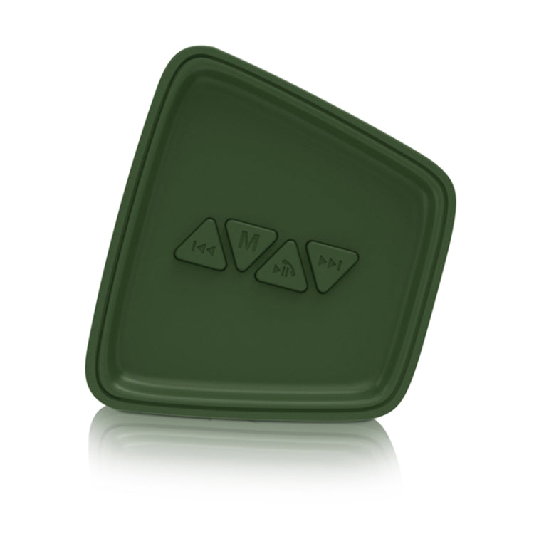 NewRixing NR-3021 TWS Hollow Triangle Pattern Bluetooth Speaker(Green)