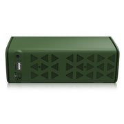 NewRixing NR-3021 TWS Hollow Triangle Pattern Bluetooth Speaker(Green)