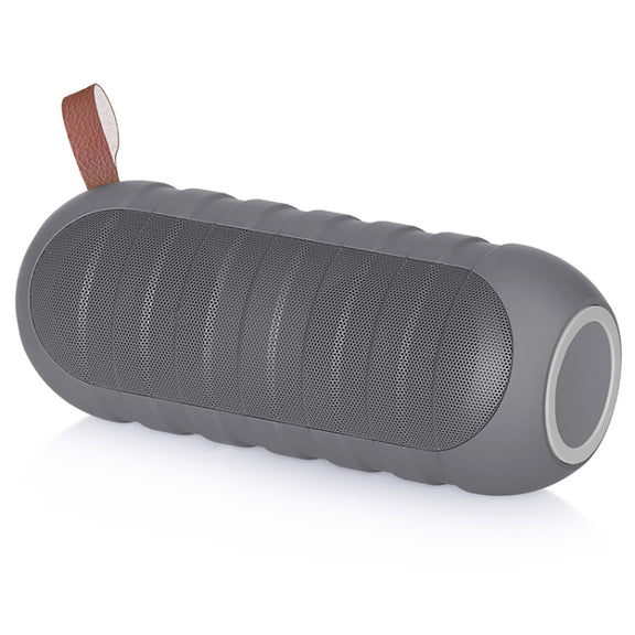 NewRixing NR-3025 TWS Outdoor Portable Splashproof Bluetooth Speaker with Flashlight Function(Grey)
