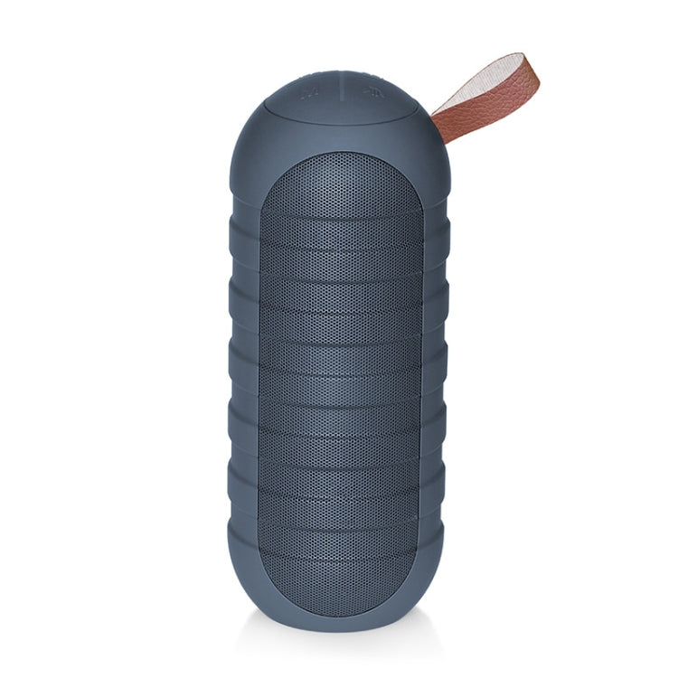 NewRixing NR-3025 TWS Outdoor Portable Splashproof Bluetooth Speaker with Flashlight Function(Blue)