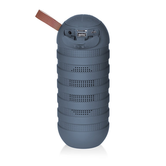 NewRixing NR-3025 TWS Outdoor Portable Splashproof Bluetooth Speaker with Flashlight Function(Blue)