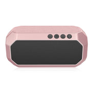 NewRixing NR-4000 TWS Mesh Polygon Music Box Concept Bluetooth Speaker(Rose Gold)