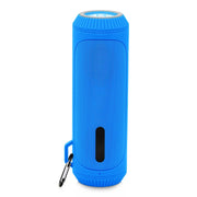 NewRixing NR-4016A TWS Outdoor Splashproof Bluetooth Speaker with Carabiner Handle & SOS Flashlight(Blue)