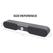 NewRixing NR-4017A TWS Graffiti Soundbar Bluetooth Speaker with Knob(Music Melody)