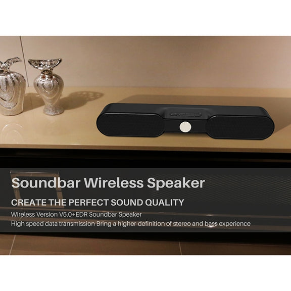NewRixing NR-4017A TWS Graffiti Soundbar Bluetooth Speaker with Knob(Music Melody)