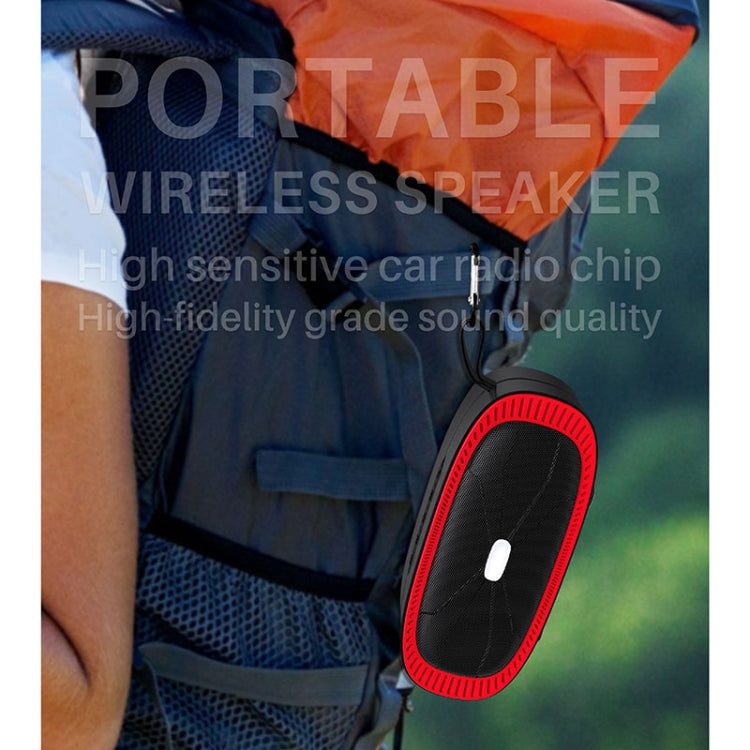 NewRixing NR-4022 TWS Two-color Bluetooth Speaker with Handle(Orange)