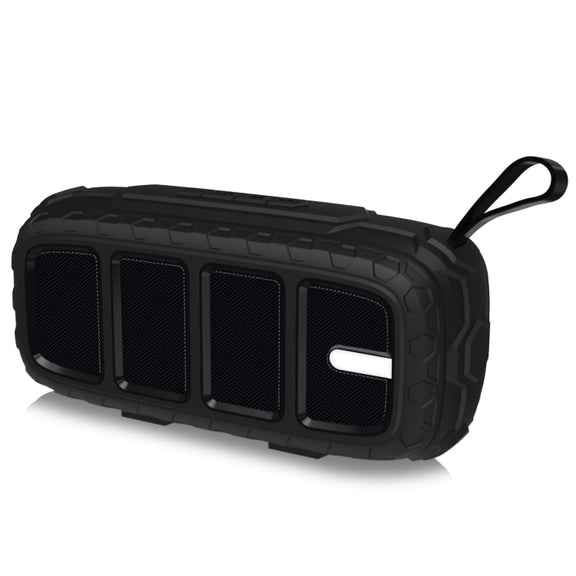 NewRixing NR-5018 Outdoor Portable Bluetooth Speaker, Support Hands-free Call / TF Card / FM / U Disk(Black)