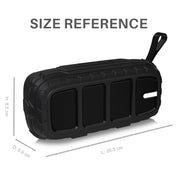 NewRixing NR-5018 Outdoor Portable Bluetooth Speaker, Support Hands-free Call / TF Card / FM / U Disk(Red+Black)