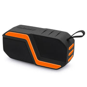 NewRixing NR-5019 Outdoor Portable Bluetooth Speaker, Support Hands-free Call / TF Card / FM / U Disk(Orange)