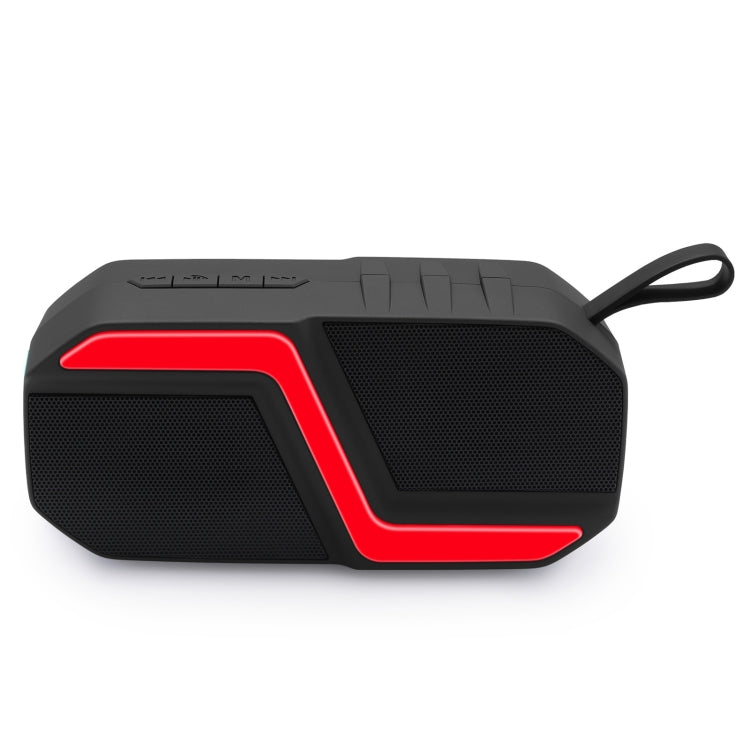 NewRixing NR-5019 Outdoor Portable Bluetooth Speaker, Support Hands-free Call / TF Card / FM / U Disk(Red)