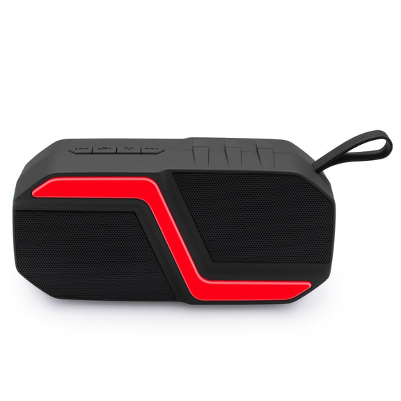 NewRixing NR-5019 Outdoor Portable Bluetooth Speaker, Support Hands-free Call / TF Card / FM / U Disk(Red)