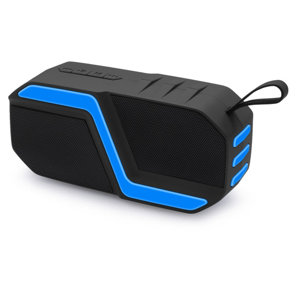 NewRixing NR-5019 Outdoor Portable Bluetooth Speaker, Support Hands-free Call / TF Card / FM / U Disk(Blue)