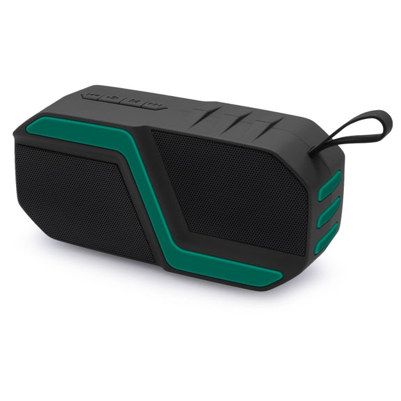 NewRixing NR-5019 Outdoor Portable Bluetooth Speaker, Support Hands-free Call / TF Card / FM / U Disk(Green)