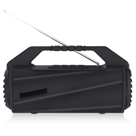 NewRixing NR-4025FM Outdoor Splash-proof Water Portable Bluetooth Speaker, Support Hands-free Call / TF Card / FM / U Disk(Black)