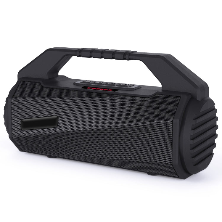 NewRixing NR-4025P with Screen Outdoor Splash-proof Water Portable Bluetooth Speaker, Support Hands-free Call / TF Card / FM / U Disk(Black)