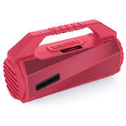 NewRixing NR-4025P with Screen Outdoor Splash-proof Water Portable Bluetooth Speaker, Support Hands-free Call / TF Card / FM / U Disk(Red)