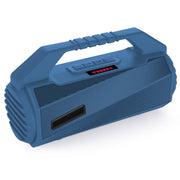 NewRixing NR-4025P with Screen Outdoor Splash-proof Water Portable Bluetooth Speaker, Support Hands-free Call / TF Card / FM / U Disk(Blue)