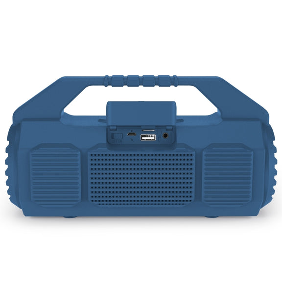 NewRixing NR-4025P with Screen Outdoor Splash-proof Water Portable Bluetooth Speaker, Support Hands-free Call / TF Card / FM / U Disk(Blue)