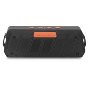 NewRixing NR-5000 IPX5 High Fidelity Bluetooth Speaker, Support Hands-free Call / TF Card / FM / U Disk(Orange)