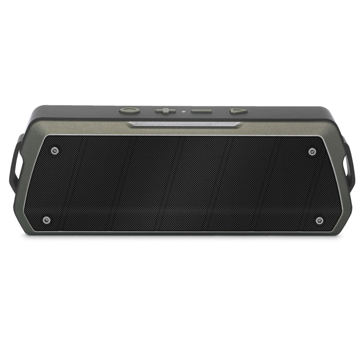 NewRixing NR-5000 IPX5 High Fidelity Bluetooth Speaker, Support Hands-free Call / TF Card / FM / U Disk(Grey)