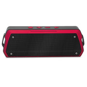 NewRixing NR-5000 IPX5 High Fidelity Bluetooth Speaker, Support Hands-free Call / TF Card / FM / U Disk(Red)