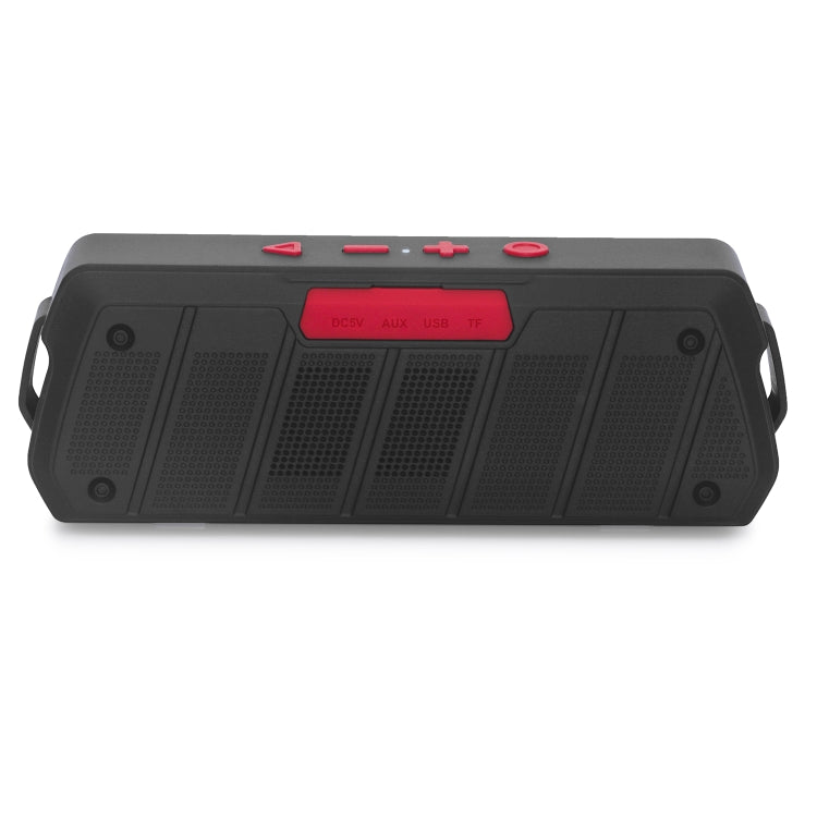 NewRixing NR-5000 IPX5 High Fidelity Bluetooth Speaker, Support Hands-free Call / TF Card / FM / U Disk(Red)