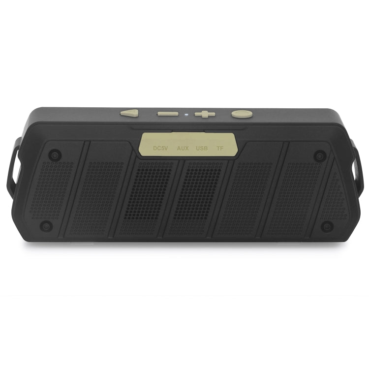 NewRixing NR-5000 IPX5 High Fidelity Bluetooth Speaker, Support Hands-free Call / TF Card / FM / U Disk(Gold)