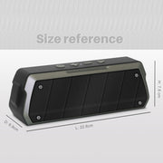 NewRixing NR-5000 IPX5 High Fidelity Bluetooth Speaker, Support Hands-free Call / TF Card / FM / U Disk(Blue)