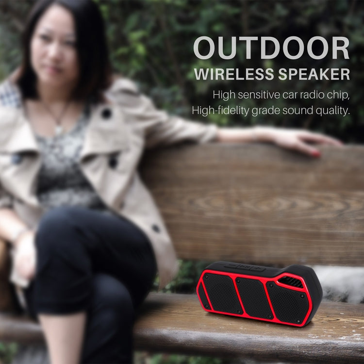 NewRixing NR-5011 Outdoor Portable Bluetooth Speakerr, Support Hands-free Call / TF Card / FM / U Disk(Blue)