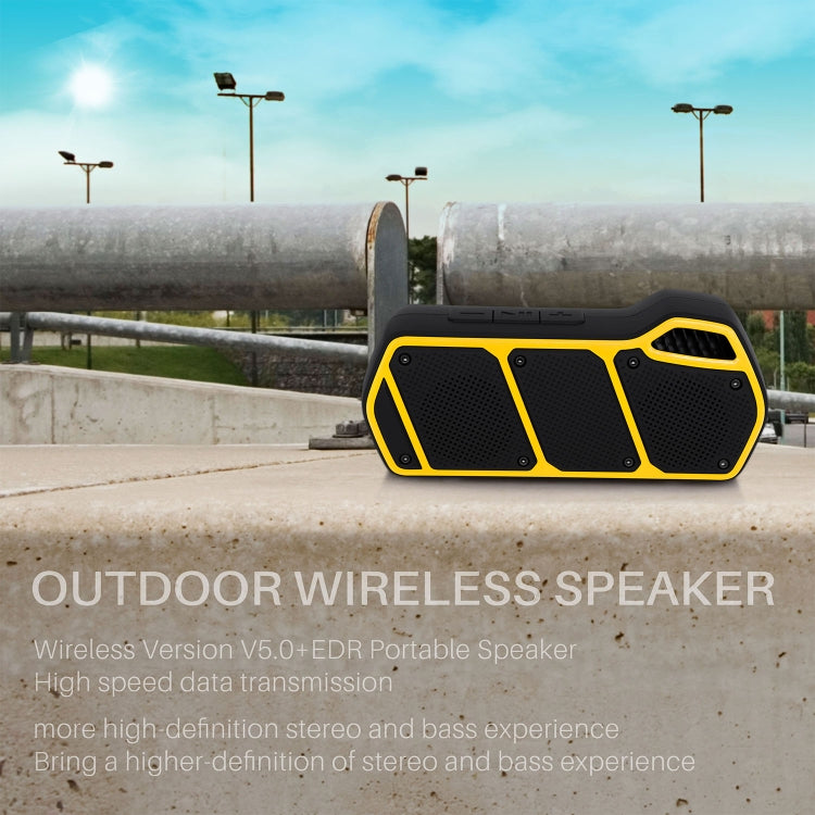 NewRixing NR-5011 Outdoor Portable Bluetooth Speakerr, Support Hands-free Call / TF Card / FM / U Disk(Red)