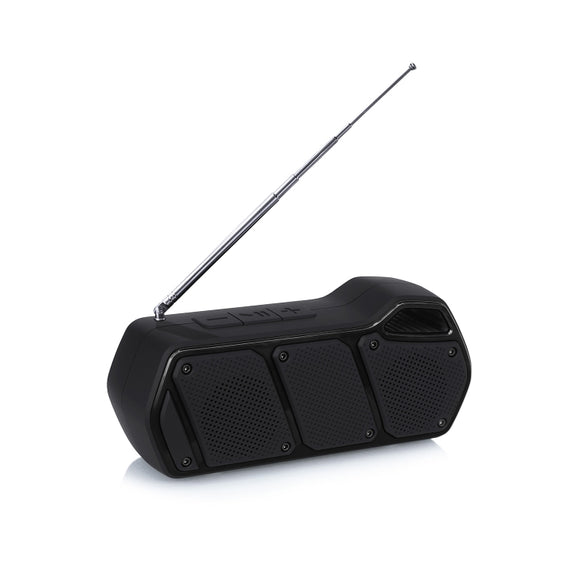 NewRixing NR-5011fm Outdoor Portable Bluetooth Speakerr, Support Hands-free Call / TF Card / FM / U Disk(Black)