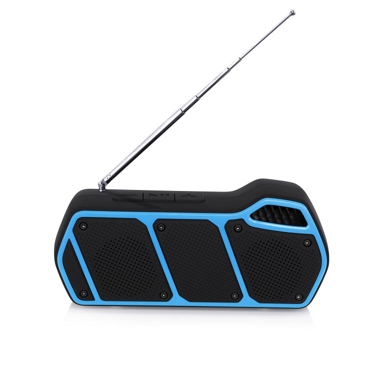 NewRixing NR-5011fm Outdoor Portable Bluetooth Speakerr, Support Hands-free Call / TF Card / FM / U Disk(Blue)