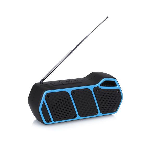NewRixing NR-5011fm Outdoor Portable Bluetooth Speakerr, Support Hands-free Call / TF Card / FM / U Disk(Blue)