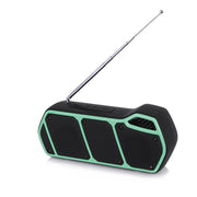 NewRixing NR-5011fm Outdoor Portable Bluetooth Speakerr, Support Hands-free Call / TF Card / FM / U Disk(Green)
