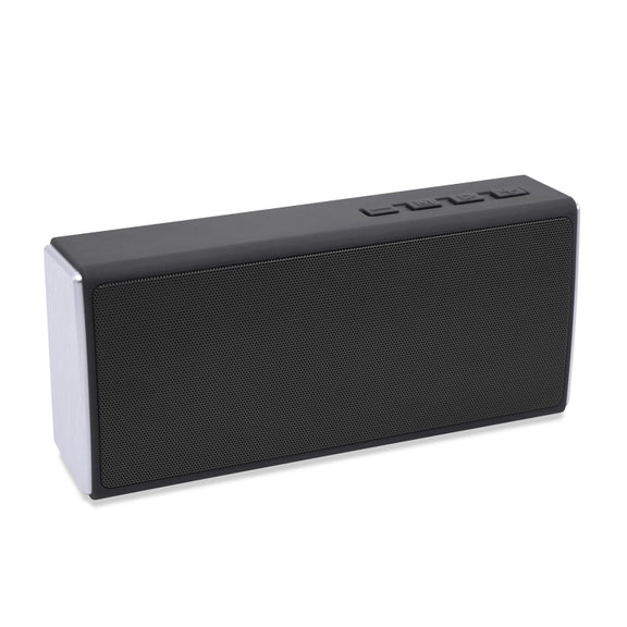 NewRixing NR-5012 Desktop Plating Bluetooth Speakerr, Support Hands-free Call / TF Card / FM / U Disk(Grey)